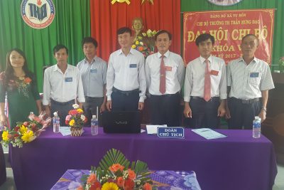 Trường Tiểu học Trần Hưng Đạo đại hội chị bộ nhiệm kỳ 2017 – 2020